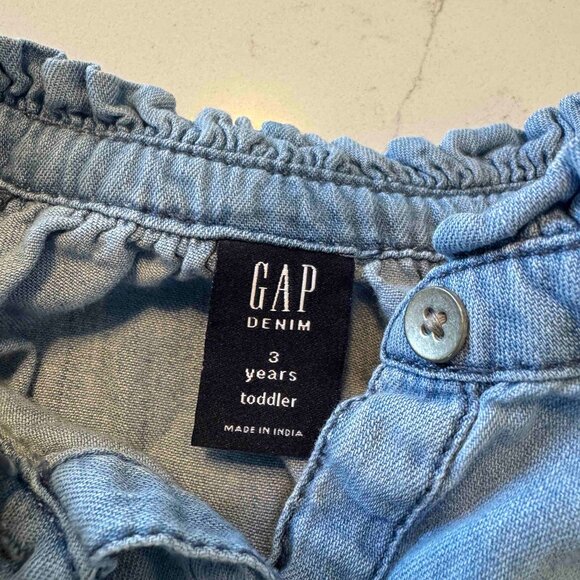 BUNDLE Gap Jean Top with Children Place Leopard Corduroy Skirt/Skort Size 3 - Picture 3 of 6